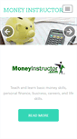 Mobile Screenshot of moneyinstructor.com